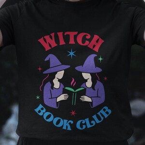 Comfort Colors Witch Book Club T-Shirt: Cozy Witchy Reading Tee