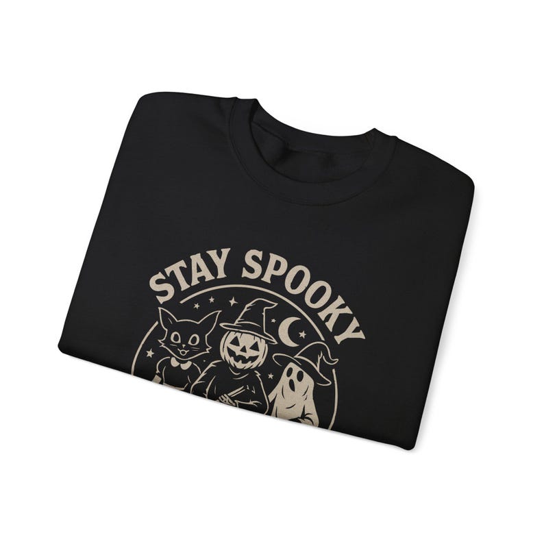 Stay Spooky Halloween Sweatshirt: Vintage Autumn Sweatshirt image 4