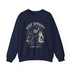 Stay Spooky Halloween Sweatshirt: Vintage Autumn Sweatshirt image 12