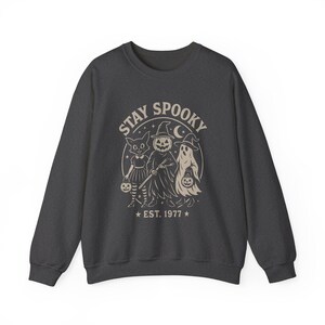 Stay Spooky Halloween Sweatshirt: Vintage Autumn Sweatshirt image 9