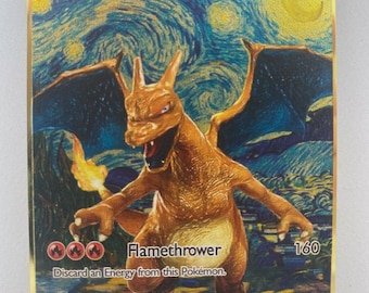 pokemon movie charizard card Metal Gift Child Birthday Partner Metal Card Moderately Played /// Moderately Played FoilCards in Moderately Played (MP) condition can have border wear Trapped Charizard 1999 Topps Pokemon