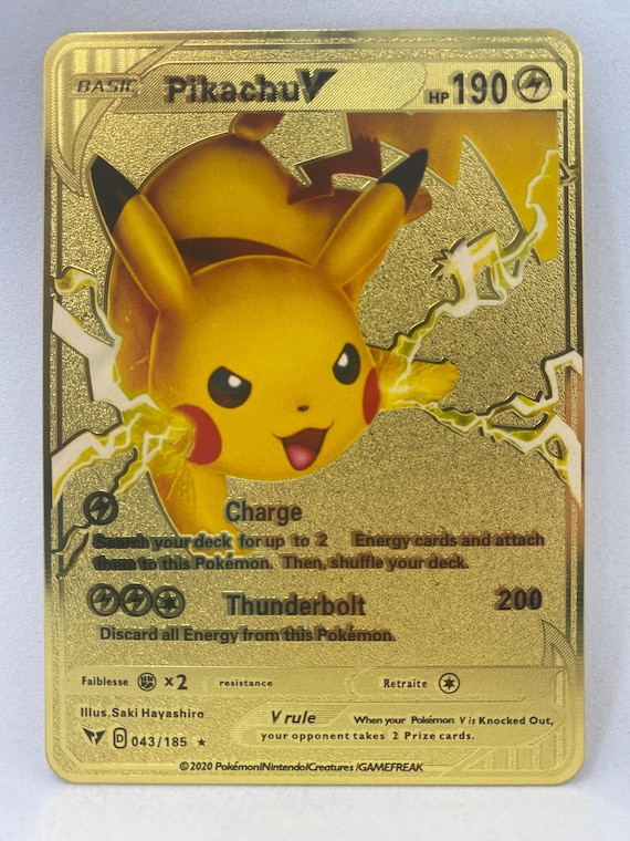 pokemon pikachu v card Pokemon: Celebrations