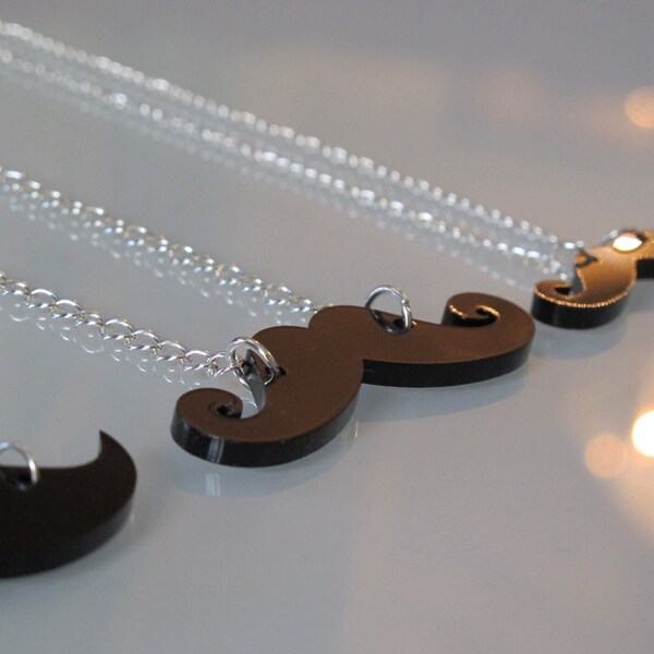 Moustache Necklace - Proceeds go to Charity