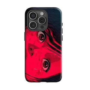 Anime Manga Crying Girl Art Phone Case For Samsung A54 A53 S21 S23 S24 FE Note Ultra Galaxy / For iPhone 11 12 13 14 15 XS XR Plus Pro Max