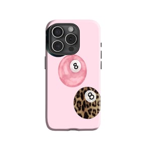Magic 8 Ball Rugged Protective Phone Case | Retro Billiard Ball Design for iPhone 17 16 15 14 13 12 11 Pro Max Samsung S25 S24 S23
