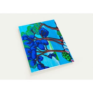 Cartões Blues of Summer - Pacote personalizado com 10 - Cartões de felicitações ecológicos premium