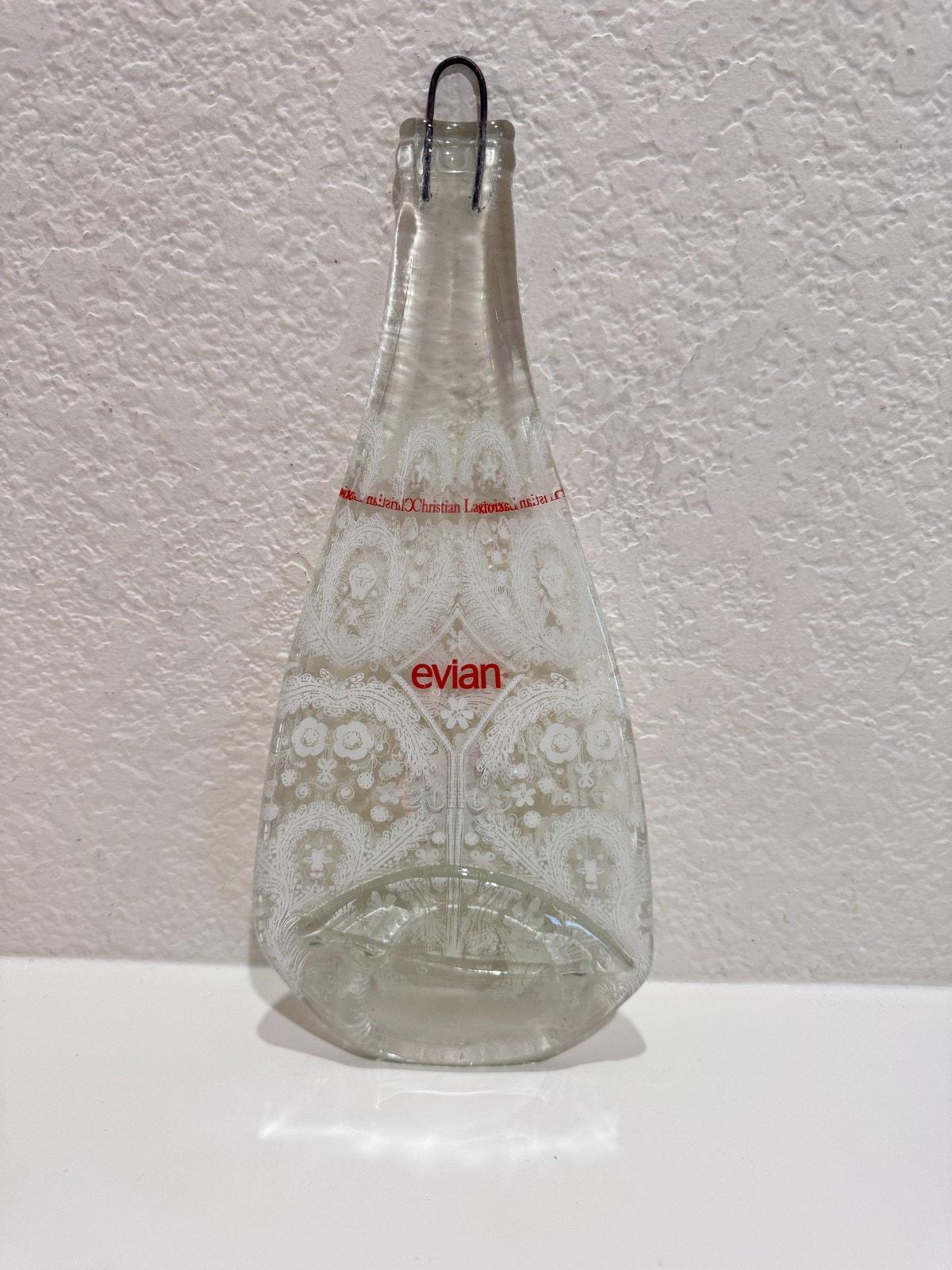 Evian glass bottle - Etsy 日本
