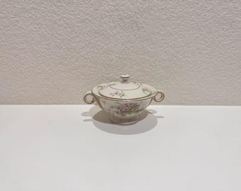 Theodore Haviland New York Apple Blossom Covered Sugar Bowl – Made in USA