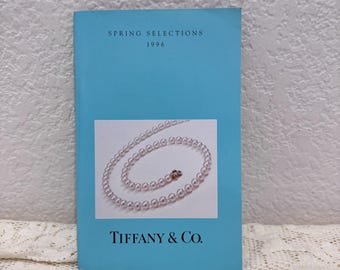 Vintage Tiffany & Co Spring Selections 1996 Jewelry Catalog Pearl Atlas Silver