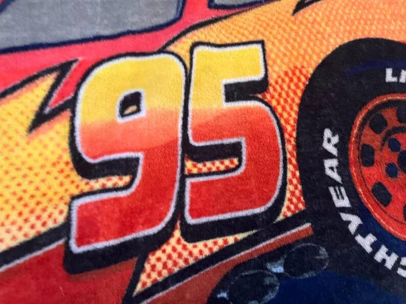 Disney Pixar Cars Lightning McQueen I Am Speed Throw Blanket 58x48 Northwest Co image 4