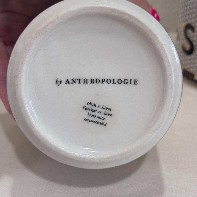 Anthropologie French Bistro Tile Canister Set Rise & Shine Du Jour Scoop 3pc image 5