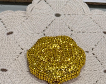 Polvos compactos Estée Lauder Prismatic Pink Crystal Flower Edición limitada Escaso