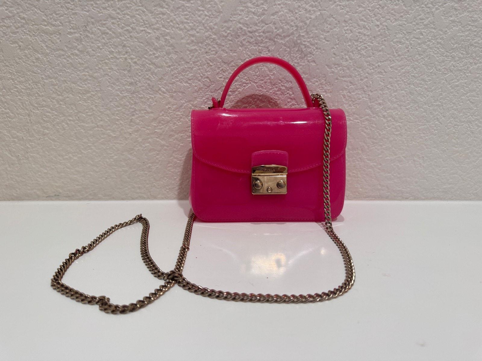 Furla line Candy PVC Jelly Backpack in a soft blush pink hue The Handbag Italian Influencers Are Obsessed With main image 4