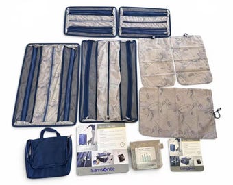 Samsonite Drive Collection 9-Piece Travel Packing Organizer Set Cubes Shoe Bags
