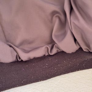 Chaqueta de aviador vintage AVIREX A-2 de cuero, fabricada en EE. UU., color marrón desgastado, talla M para hombre. imagen 15