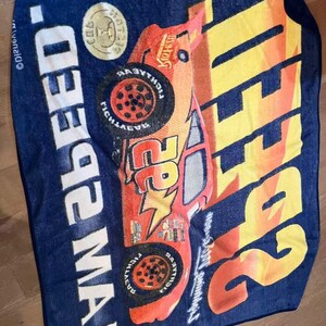 Disney Pixar Cars Lightning McQueen I Am Speed Throw Blanket 58x48 Northwest Co image 8