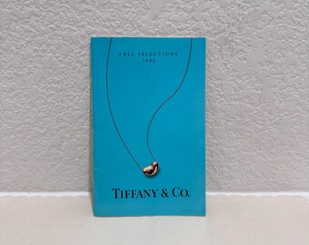 Vintage Tiffany & Co. Herbstkollektion 1990 Katalog Elsa Peretti Beanie Schmuck