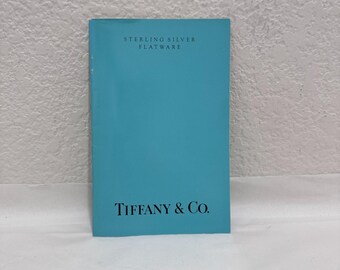 1990 Tiffany & Co. Sterling Silver Flatware Catalog Audubon Padova Wave Edge