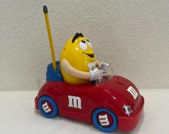 Vintage M&M's ferngesteuertes Auto, batteriebetriebener Süßigkeitenspender, ohne Fernbedienung, selten