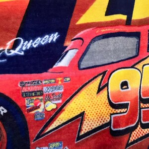 Disney Pixar Cars Lightning McQueen I Am Speed Throw Blanket 58x48 Northwest Co image 3