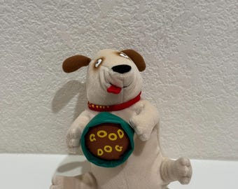 美品 昭和レトロ Happy Stuffed Toy シープドッグ ぬいぐるみ ヴィンテージ ぬいぐるみ シープドッグ おもちゃ、オールド