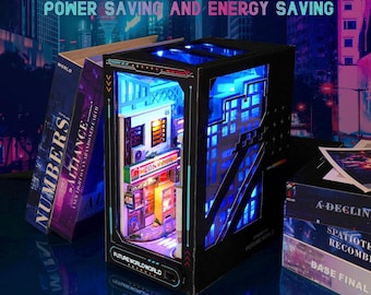 Future World DIY Book Nook Kit: Futuristic Miniature Diorama