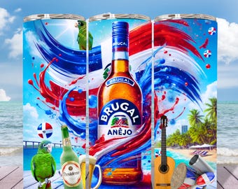 20oz Skinny Tumbler PNG,Dominican Flag Tumbler PNG,Latino tumbler wrap ,Digital Dominican Heritage cup,Dominican Republic Travel mug PNG