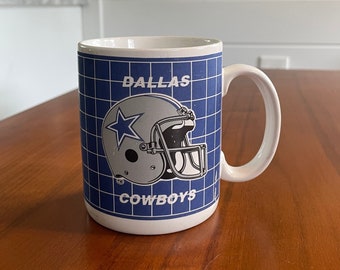 Vintage Dallas Cowboys Football Kaffeebecher Tee 80er Jahre Geschenk für Fan Ihn