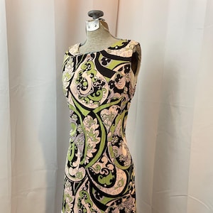 1960s White Green Dress - Etsy