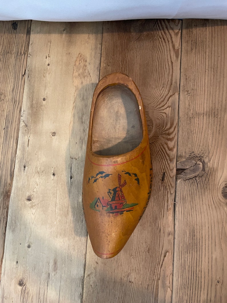 Vintage Heineken Beer Lager Wooden Shoe Windmill Dutch Advertising breweriana image 2