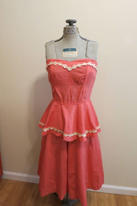 20/" Salmon Colour zip for dresses etc