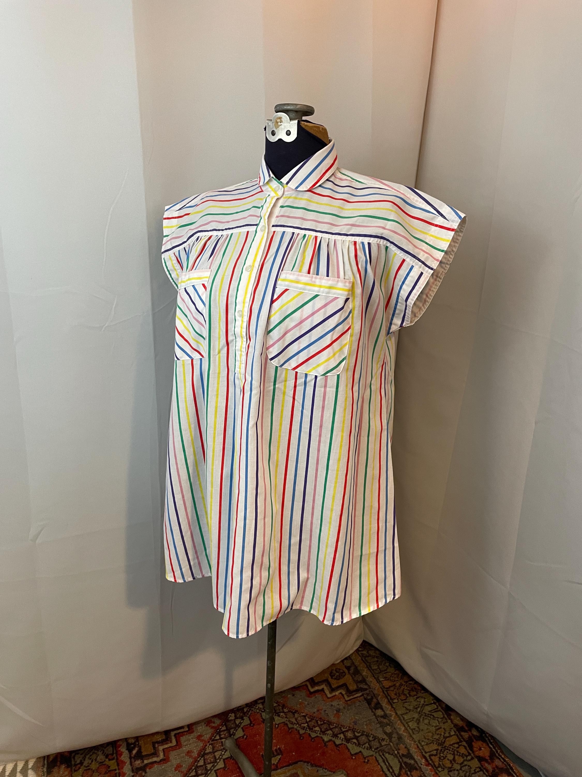Chemisier Rayé Multicolore Lovely J - Taille M - Neuf Sans étiquettes