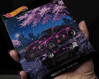 Sakura Porsche 934 Turbo RSR spectraflame fade Hot Wheels Custom cloudy.micra