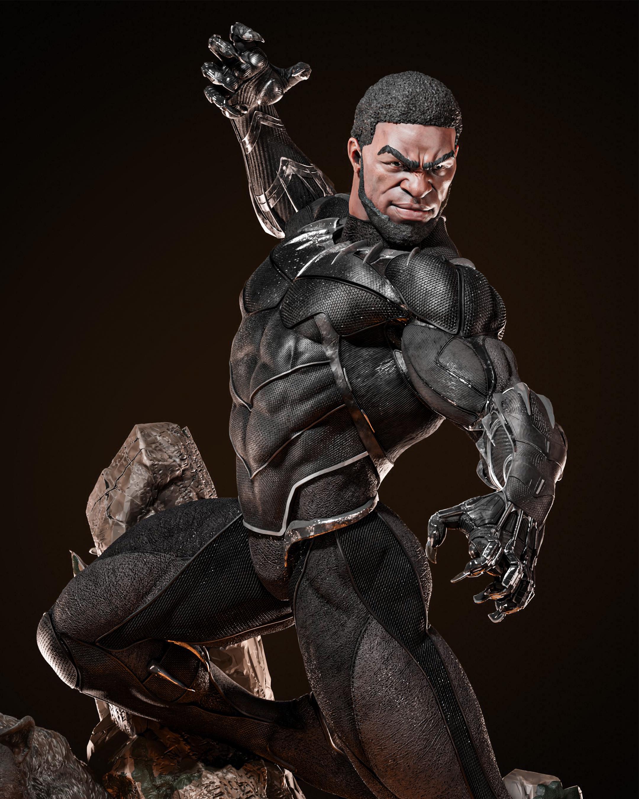 Black Panther - STL ZEZ Studio - Etsy
