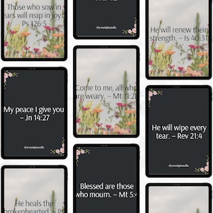 100 Grieving Bible Verses for Comfort, Healing & Strength | Instagram Story Templates | Engagement templates