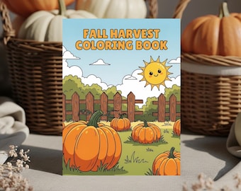 Fall Fun Coloring Book | Autumn Art | Leaf Art Activity