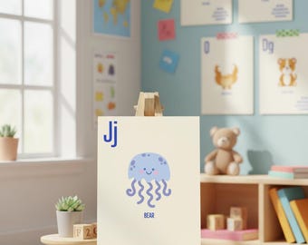 Animal Alphabet Flashcards | Fun Facts, ABC Learning (Printable)