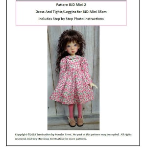 Pattern Mini 2 Dress Tights/Leggins for BJD Mini 35cm