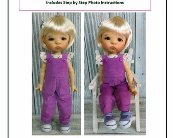 Pattern Dumplings 3 -Overalls and Top for BJD Mini 28cm