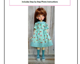 Pattern Mini 1 Dress And Socks for BJD Mini 35cm