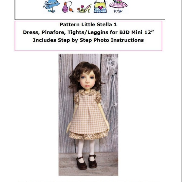 Pattern Little Stella 1 - Dress, Pinafore, Tights/Leggings