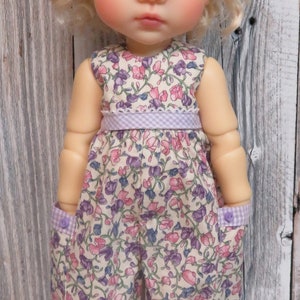 Pattern Meadowdolls Moppet 2 Sleeveless Dress, Sweater with Sleeve Options, Ruffled Bloomers, Romper for BJD 15 imagem 5
