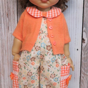 Pattern Meadowdolls Moppet 2 Sleeveless Dress, Sweater with Sleeve Options, Ruffled Bloomers, Romper for BJD 15 imagem 8