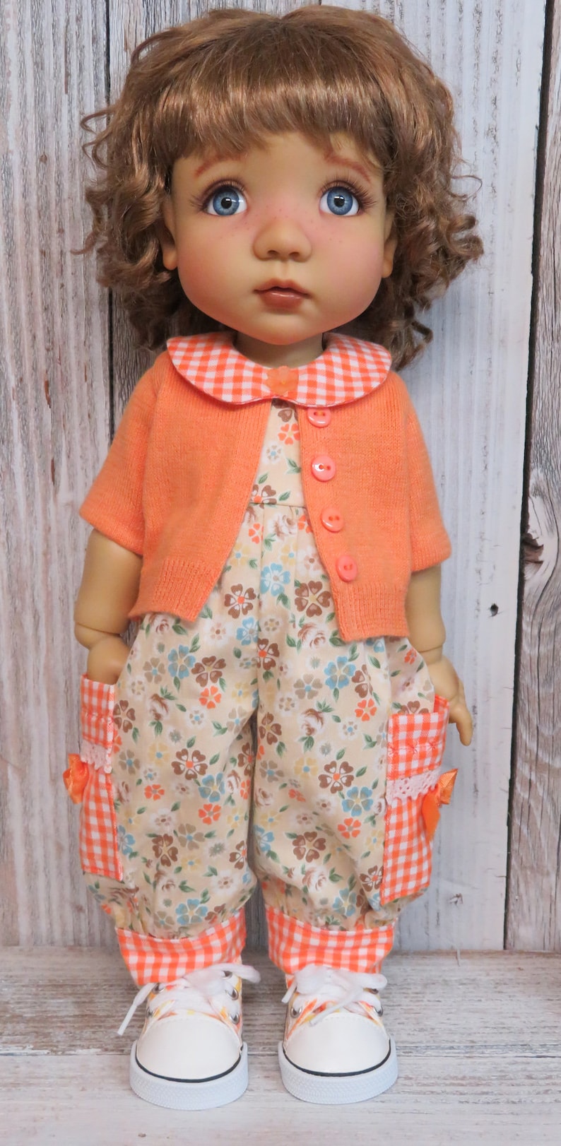 Pattern Meadowdolls Moppet 2 Sleeveless Dress, Sweater with Sleeve Options, Ruffled Bloomers, Romper for BJD 15 imagem 8