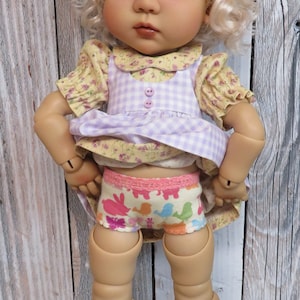 Pattern Moppet 1 Dress, Pinafore, Panties imagem 6