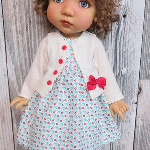 Pattern Meadowdolls Moppet 2 Sleeveless Dress, Sweater with Sleeve Options, Ruffled Bloomers, Romper for BJD 15 image 2