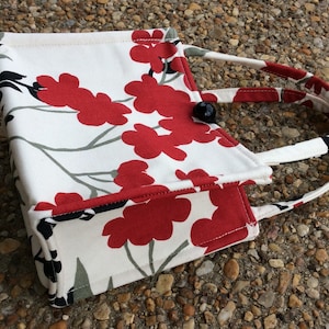 Cream Cherry Blossom Mini Box Bag image 5