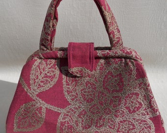 Fuchsia Retro Handbag