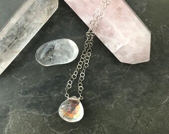 Angel Aura Necklace on Sterling Silver