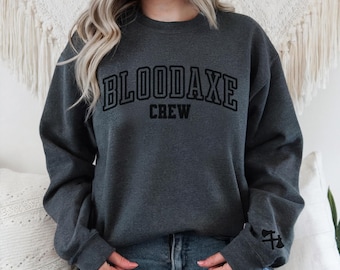 The Road of Bones Crewneck Sweatshirt Licensed Demi Winters Merch The Ashen Series Bookstagram Merch Scandinavian Folk Art Nordic Sweater
